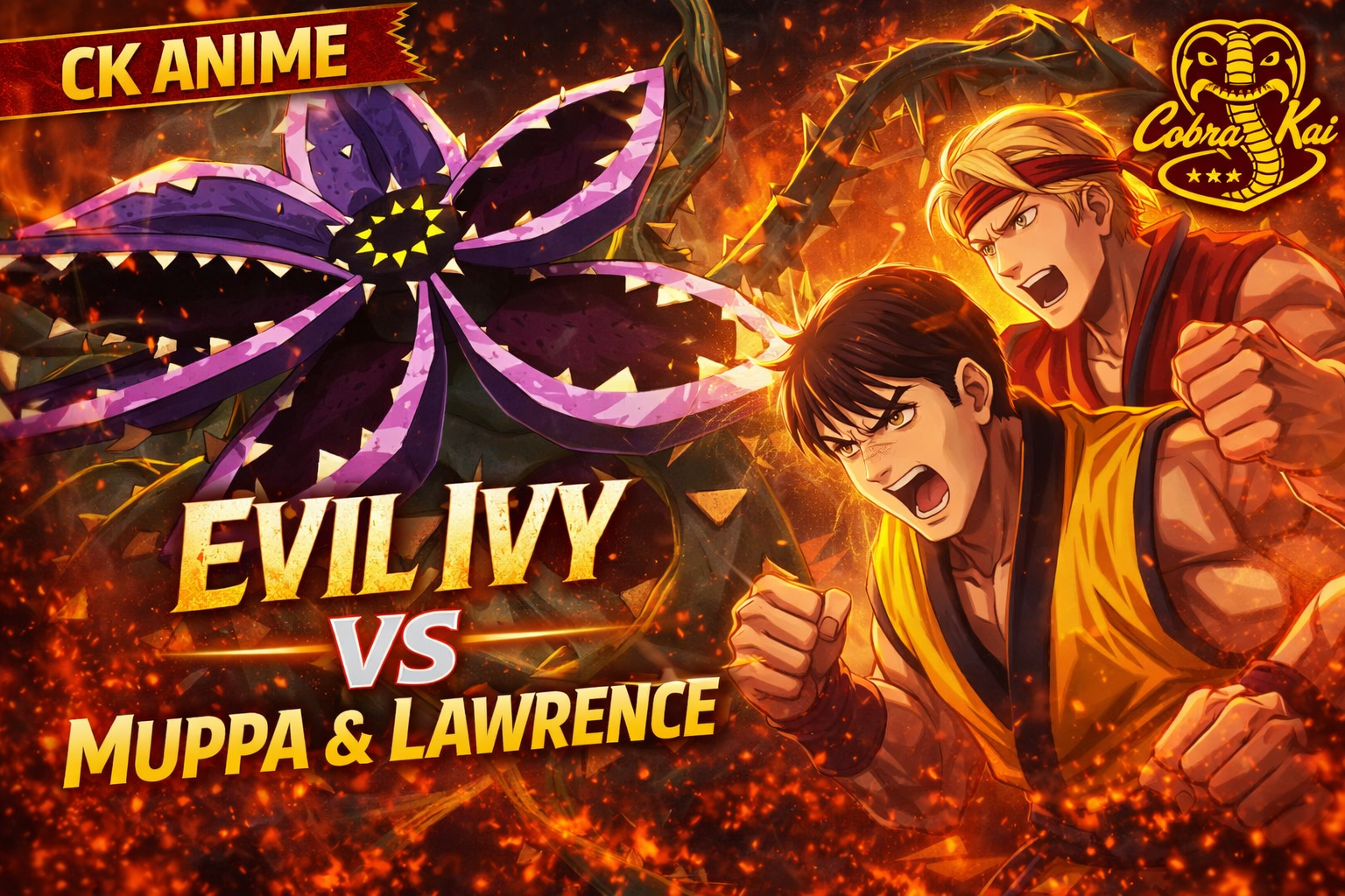 Evil Ivy vs Sensei Lawrence & muppa-Sensei