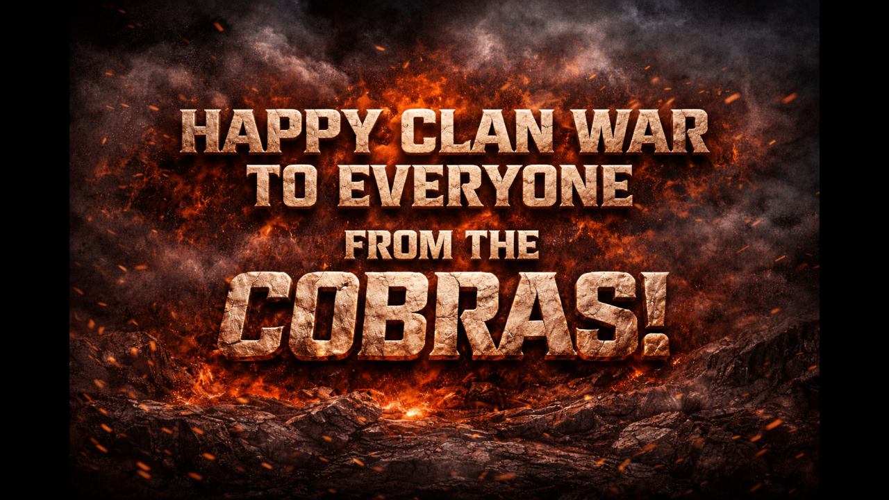 Clan War is coming! Are you ready?